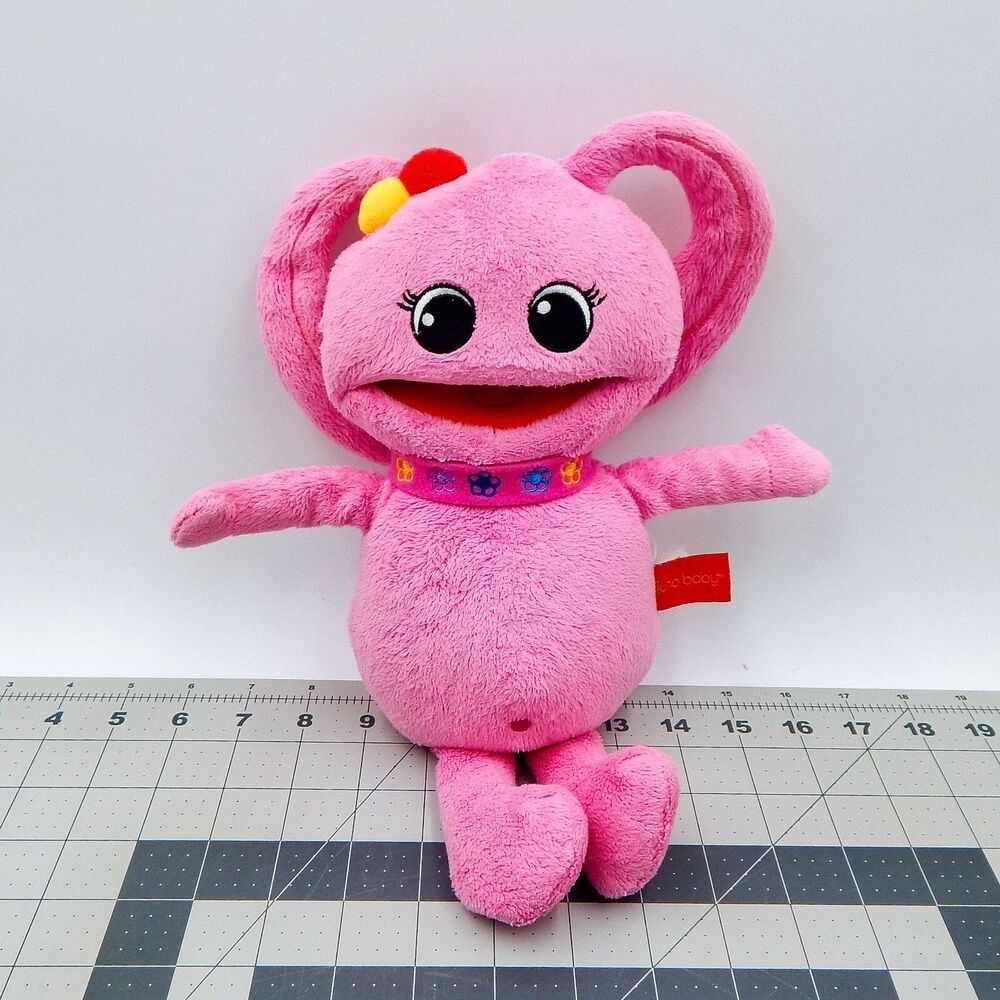Juno’s Rhythm Juno Baby Pink Bunny Plush Toy Soft Stuffed Animal Toy 13 Inch